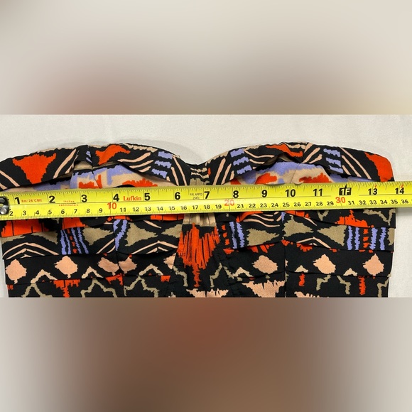 Bebe Multi-Colored Shorts Romper, size 0 - Picture 5 of 7